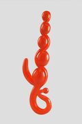 Catena di Palline Anali Bendy Twist 21cm Rossa