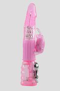 Vibratore Rabbit Real Feeling Rosa 27cm