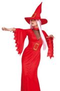 Costume Sexy da Strega Rosso. Taglia M